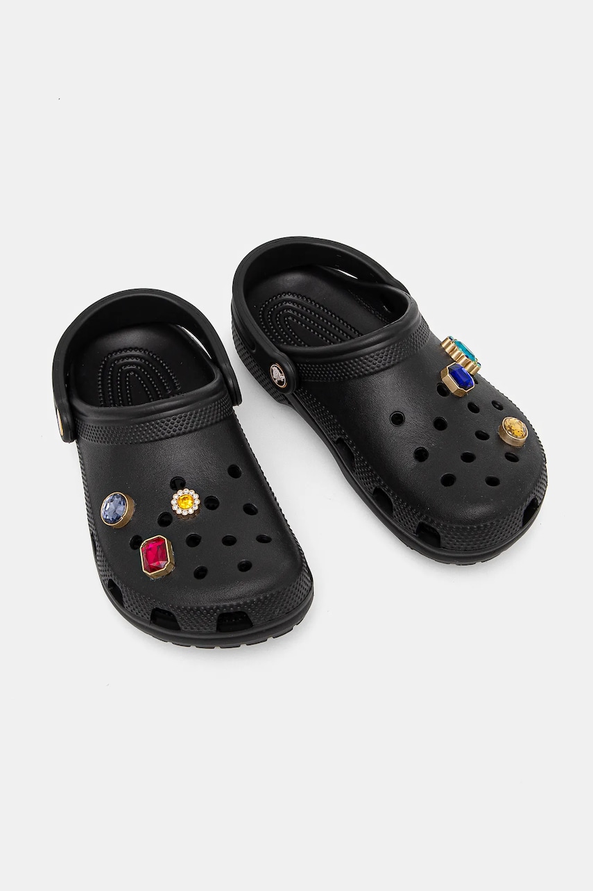 Crocs papuci CLASSIC JEWEL CLOG culoarea negru, 210716 Crocs papuci CLASSIC JEWEL CLOG culoarea negru, 210716