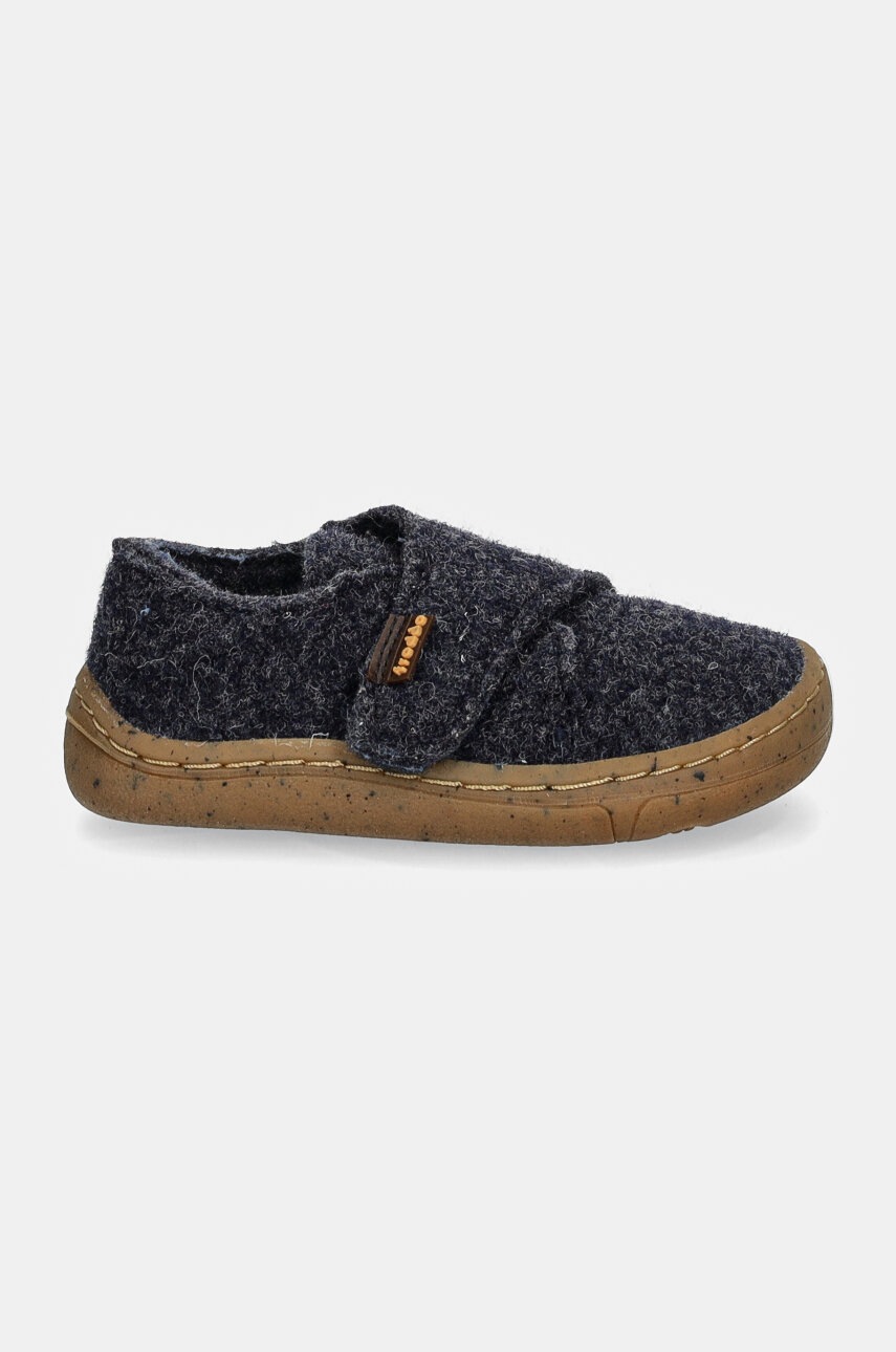 Детские тапки Froddo BAREFOOT WOOLY цвет синий G1700341