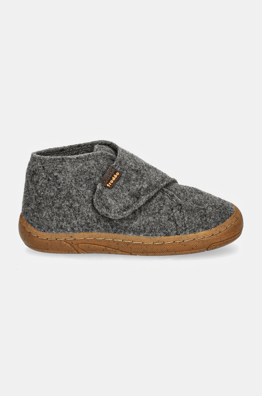 Детские тапки Froddo MINNI WOOLY цвет серый G1700343