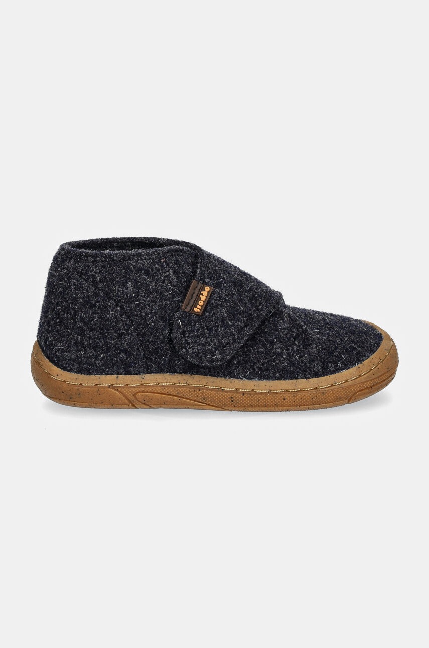 Детские тапки Froddo MINNI WOOLY цвет синий G1700343