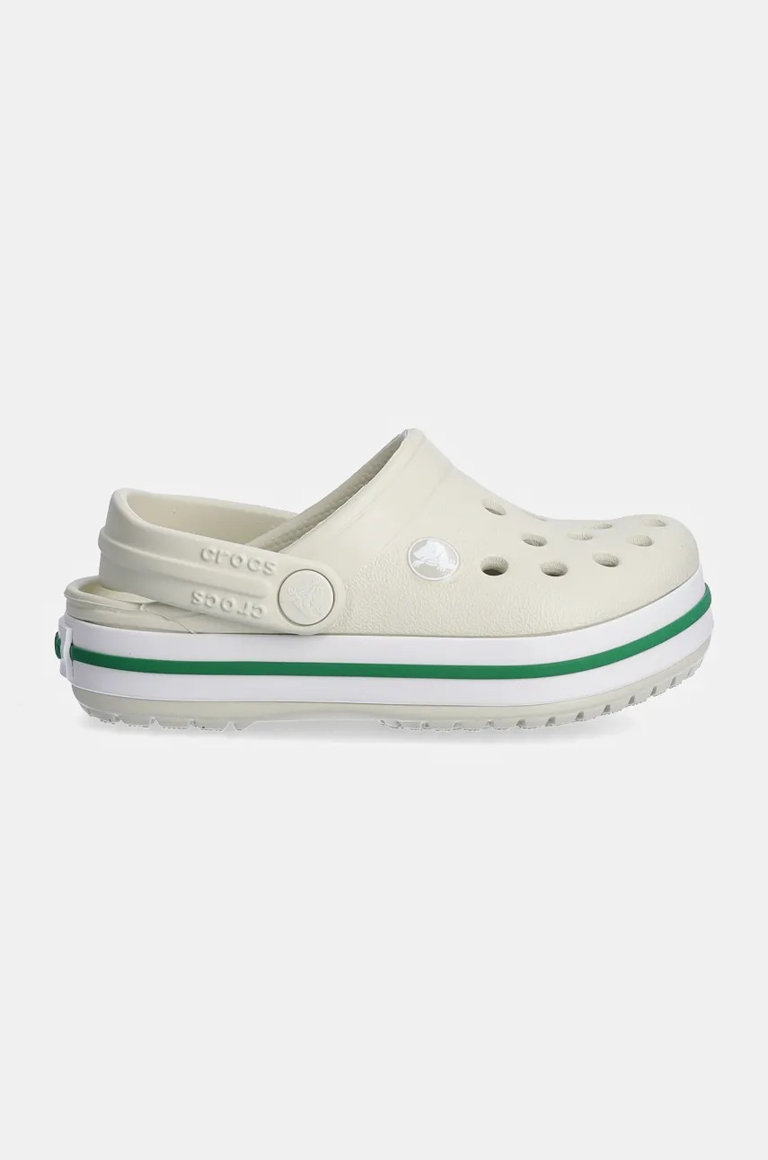 Детские шлепанцы Crocs CROCBAND CLOG цвет бежевый 207005 Детские шлепанцы Crocs CROCBAND CLOG цвет бежевый 207005