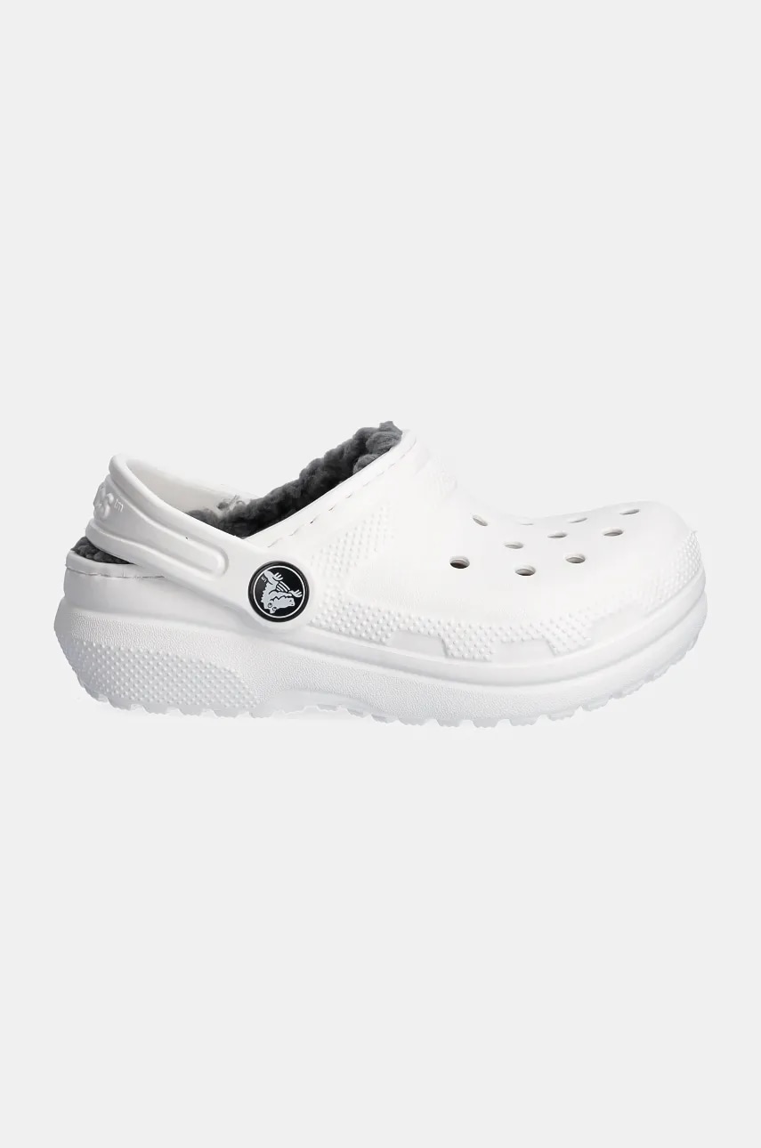 Детские шлепанцы Crocs CLASSIC LINED CLOG цвет белый 207009 в Тернополе Детские шлепанцы Crocs CLASSIC LINED CLOG цвет белый 207009 в Тернополе