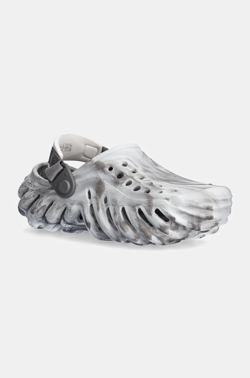 

Чехли Crocs ECHO MARBLED CLOG в сиво 208464, Сив