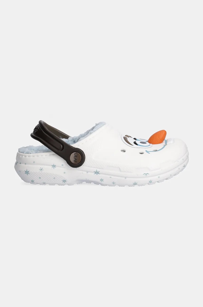 Детские шлепанцы Crocs CLASSIC FROZEN OLAF CLOG цвет белый 210234 Детские шлепанцы Crocs CLASSIC FROZEN OLAF CLOG цвет белый 210234