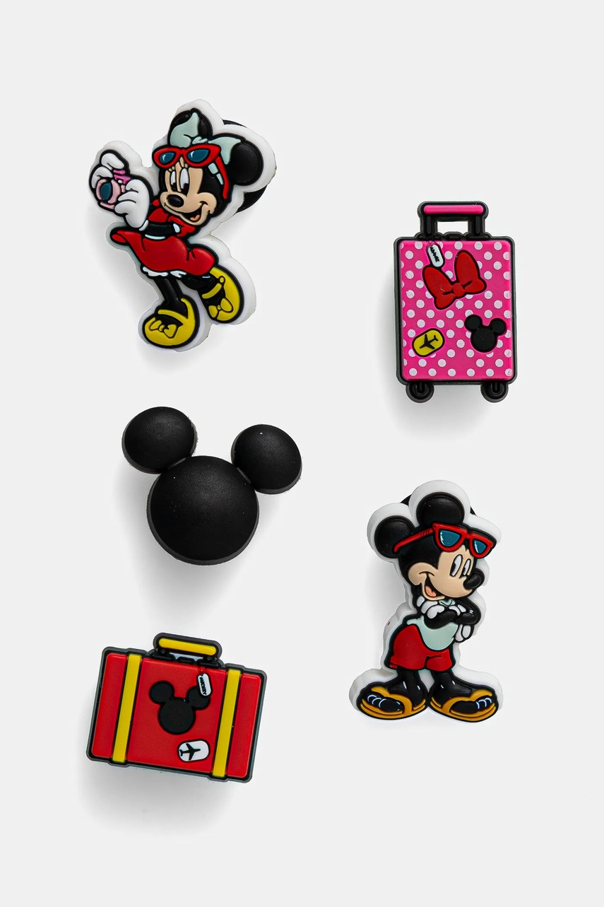 Детские значки для обуви Crocs Mickey Vacation 5 Pack 5 шт цвет чёрный 10013564