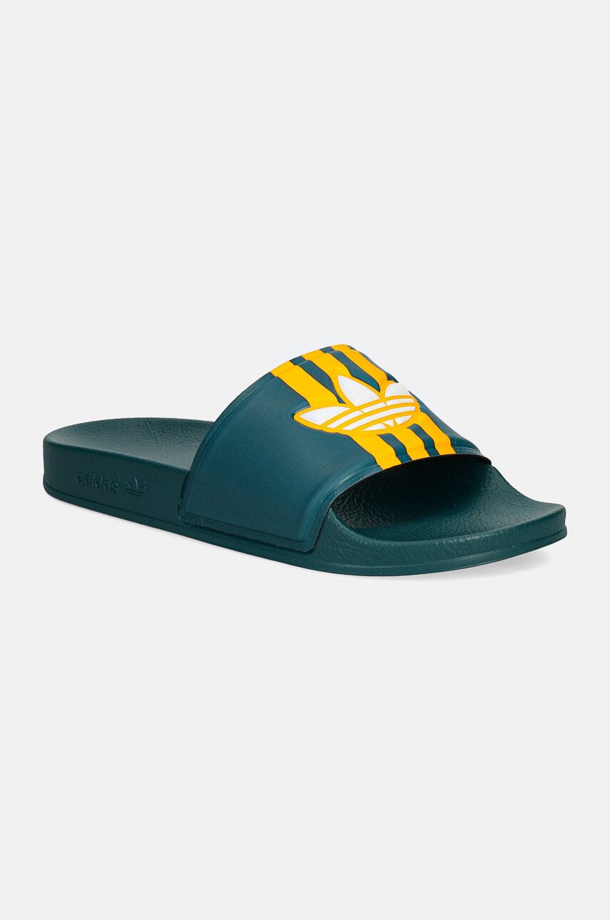 Šľapky adidas Originals Adilette pánske, zelená farba, IG9268