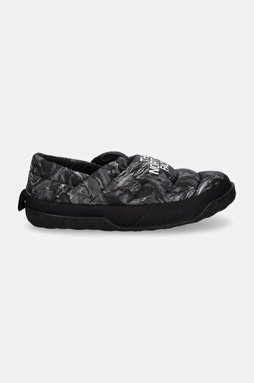 Παντόφλες The North Face Nuptse Mule χρώμα: γκρι, NF0A5G2F6OG1 φωτογραφία