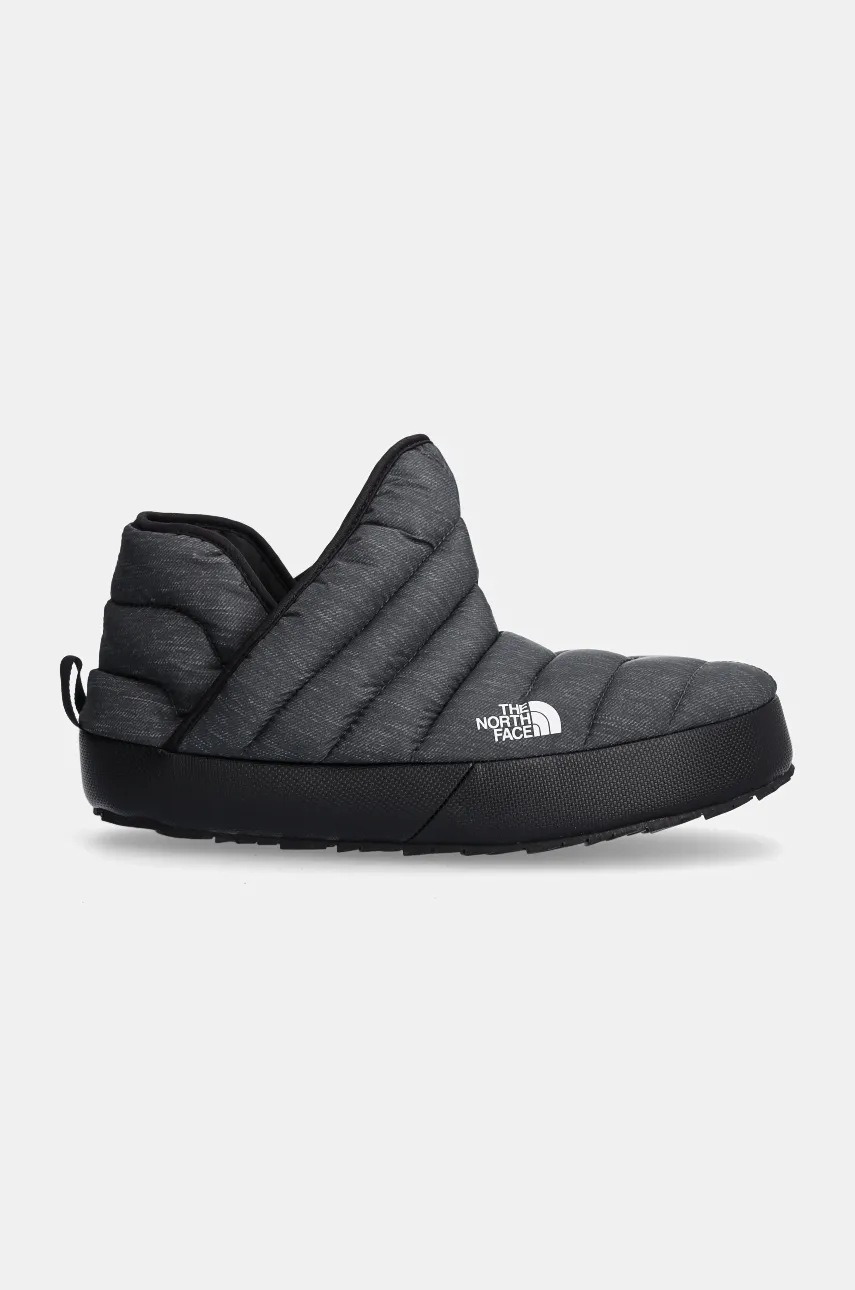 Παντόφλες The North Face Thermoball Traction Bootie χρώμα: γκρι, NF0A3MKH4111 φωτογραφία