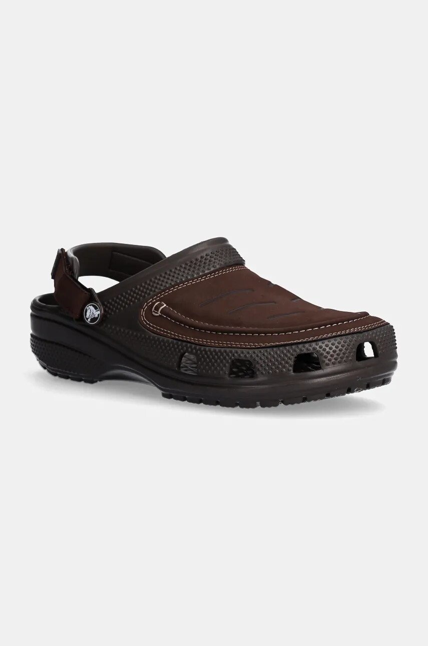 Crocs papuci Yukon Vista II Lr Clog M barbati, culoarea maro, 207689