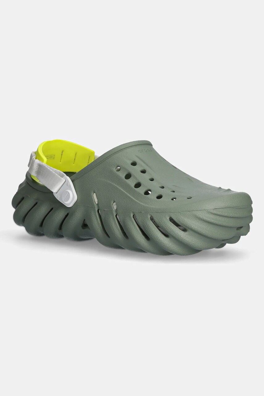 Crocs papuci X - (Echo) Clog barbati, culoarea verde, 207937