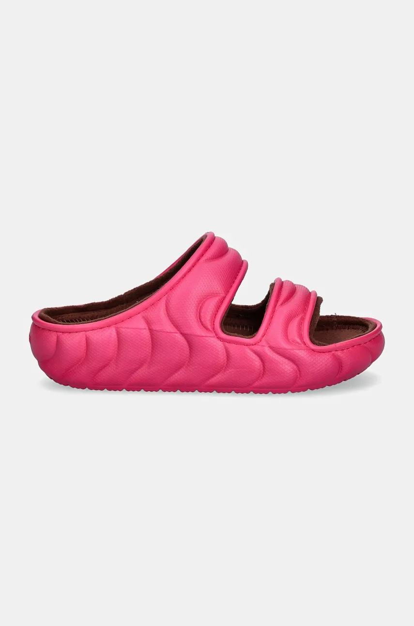 Шлепанцы Crocs Classic Cozzy Overpuff Sandal цвет розовый 210074 Шлепанцы Crocs Classic Cozzy Overpuff Sandal цвет розовый 210074