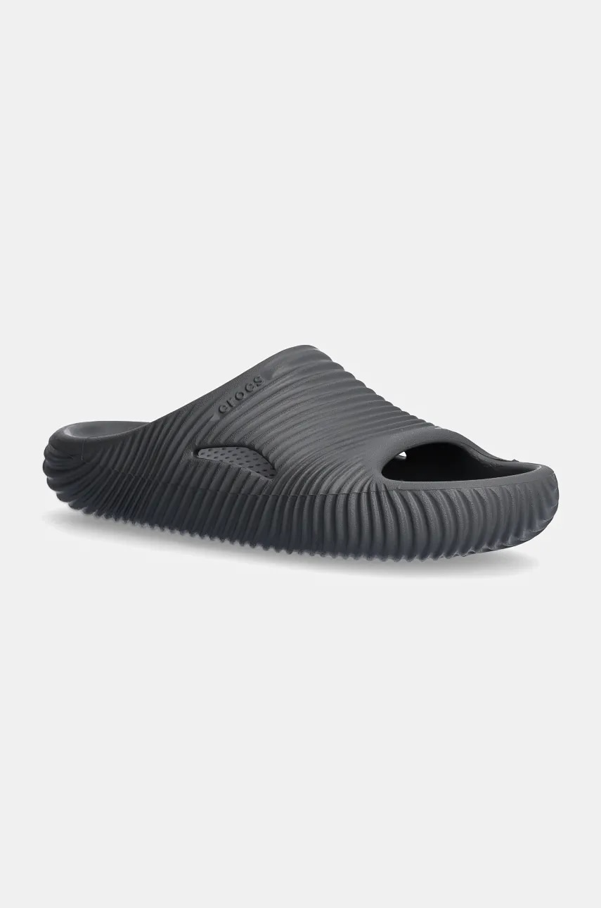 Crocs papuci Mellow Tide Recovery Slide culoarea gri, 210333 Crocs papuci Mellow Tide Recovery Slide culoarea gri, 210333