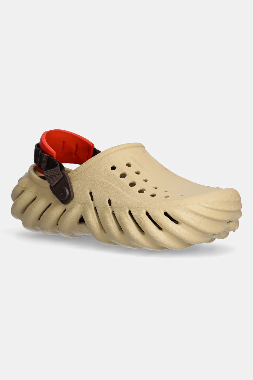 Crocs papuci X - (Echo) Clog culoarea bej, 207937