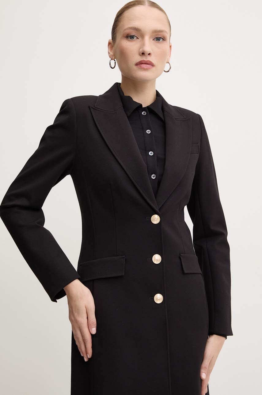 Пальто Marciano Guess ODETTE жіноче колір чорний перехідне 4YGL07 7160A 