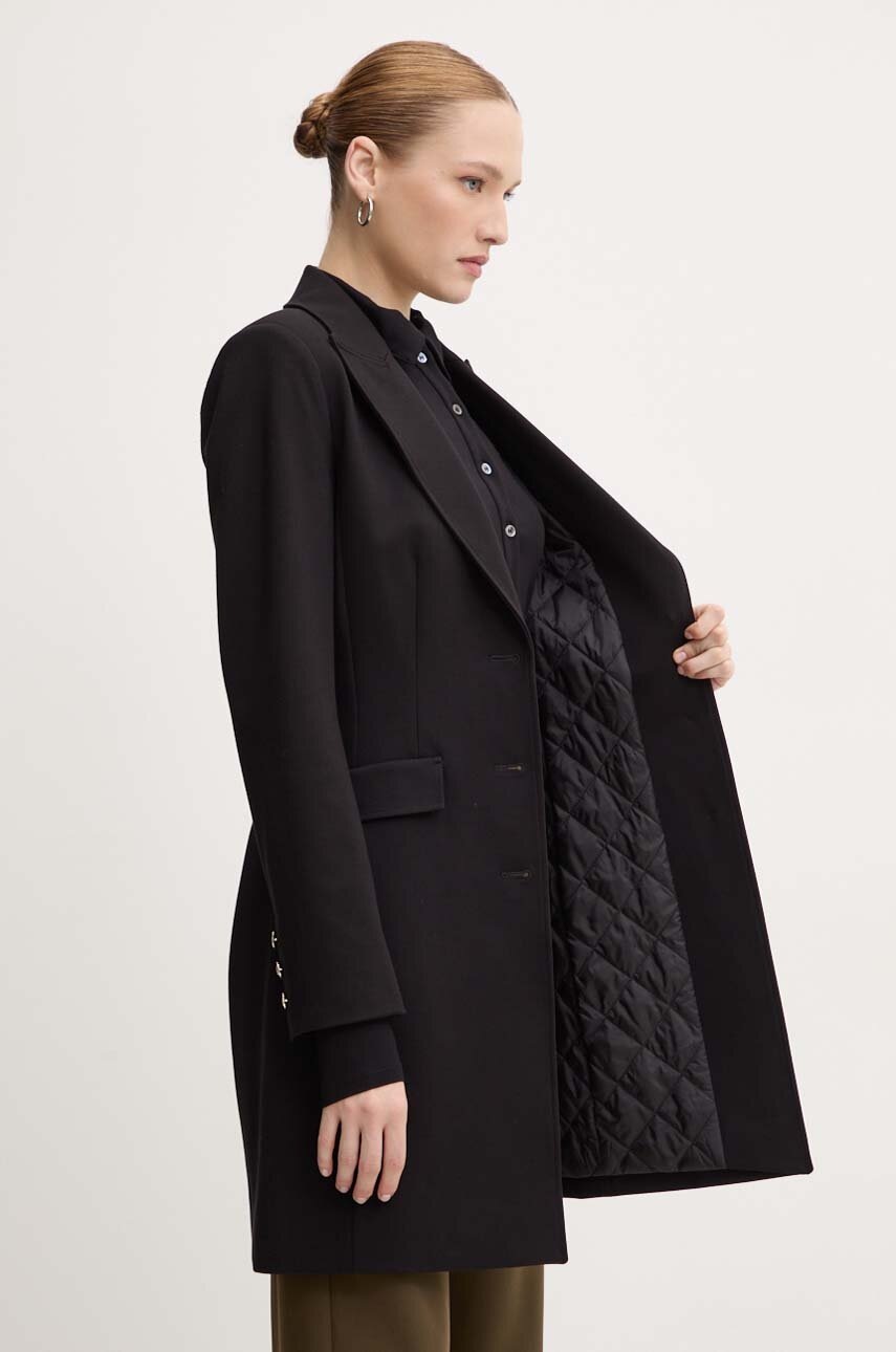 Пальто Marciano Guess ODETTE жіноче колір чорний перехідне 4YGL07 7160A 