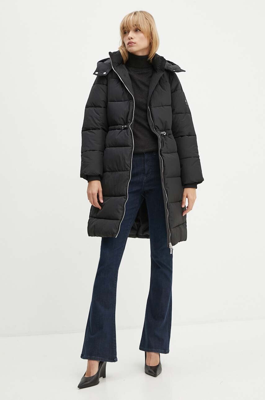 Armani Exchange geaca femei, culoarea negru, de iarna, XW000026 AF10248
