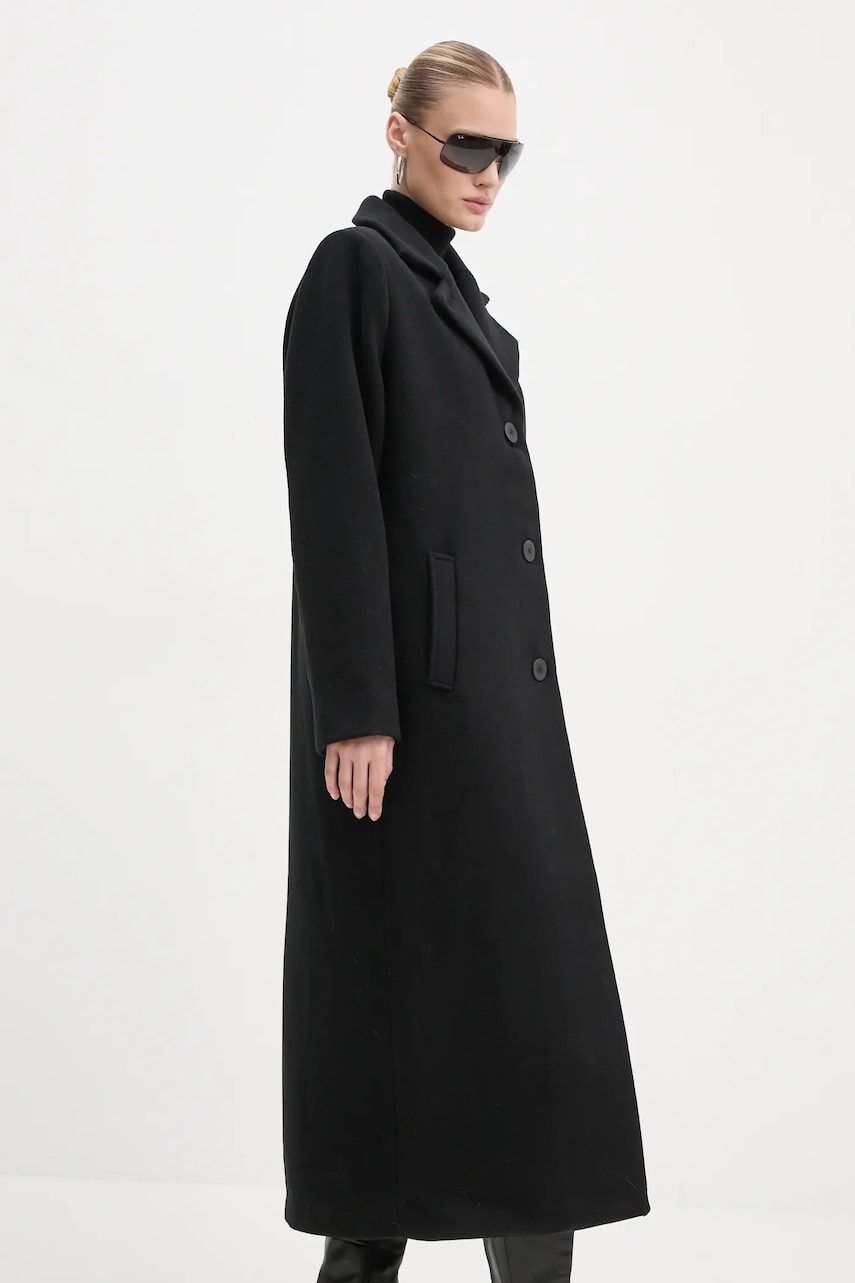 Résumé palton din lana TrivahRS culoarea negru, de tranzitie, 219321057 Résumé palton din lana TrivahRS culoarea negru, de tranzitie, 219321057