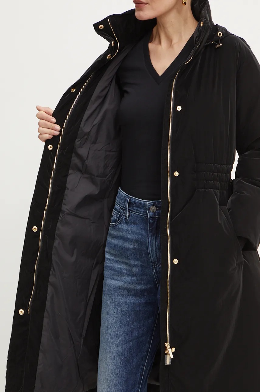 Куртка Armani Exchange жіноча колір чорний зимова 6DYL43 YN6YZ 