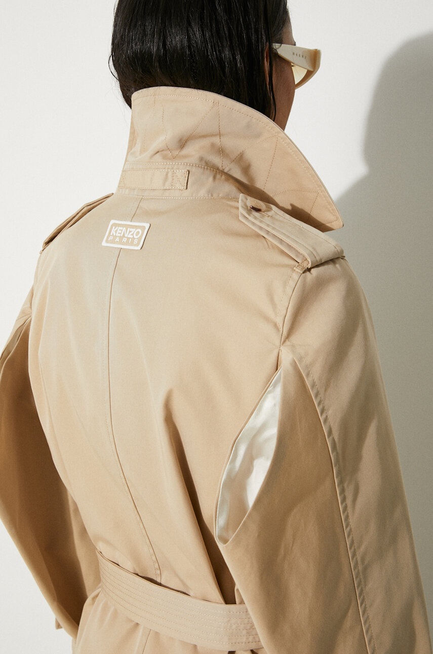 Καμπαρντίνα Kenzo Long Kimono Trench φωτογραφία