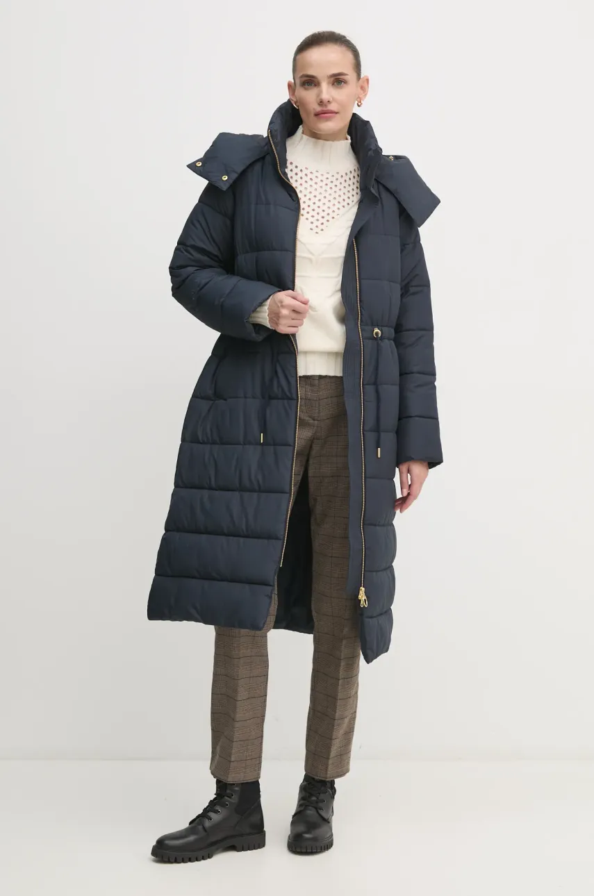 Куртка Barbour Mannue Puffer женская цвет синий зимняя LQU1782 Куртка Barbour Mannue Puffer женская цвет синий зимняя LQU1782