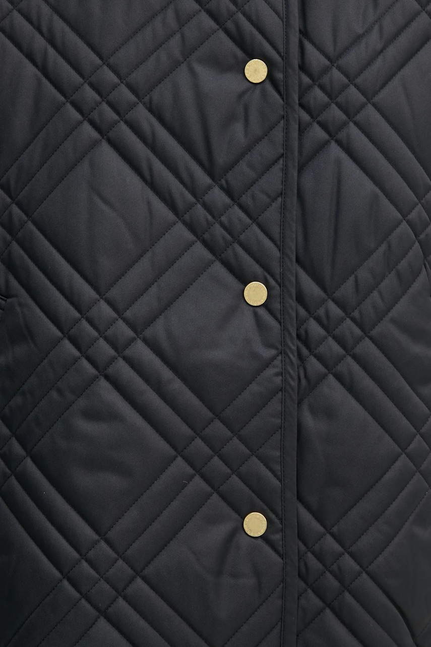 Безрукавка Barbour Astor Quilted Cape жіноча колір чорний перехідна LQU1746 