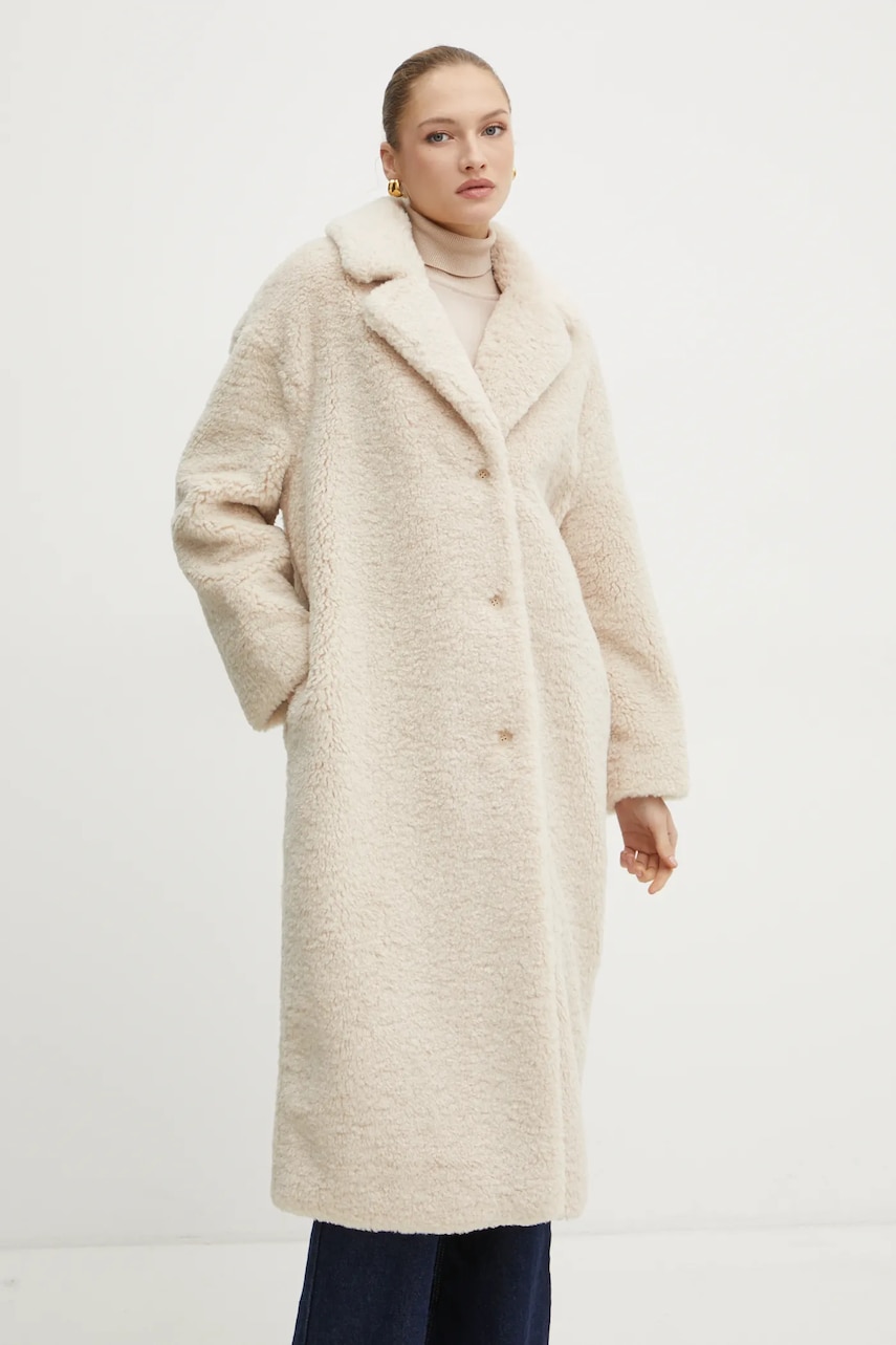 Пальто Guess ALINA женское цвет бежевый переходное W3BL86 WF2C2 Пальто Guess ALINA женское цвет бежевый переходное W3BL86 WF2C2