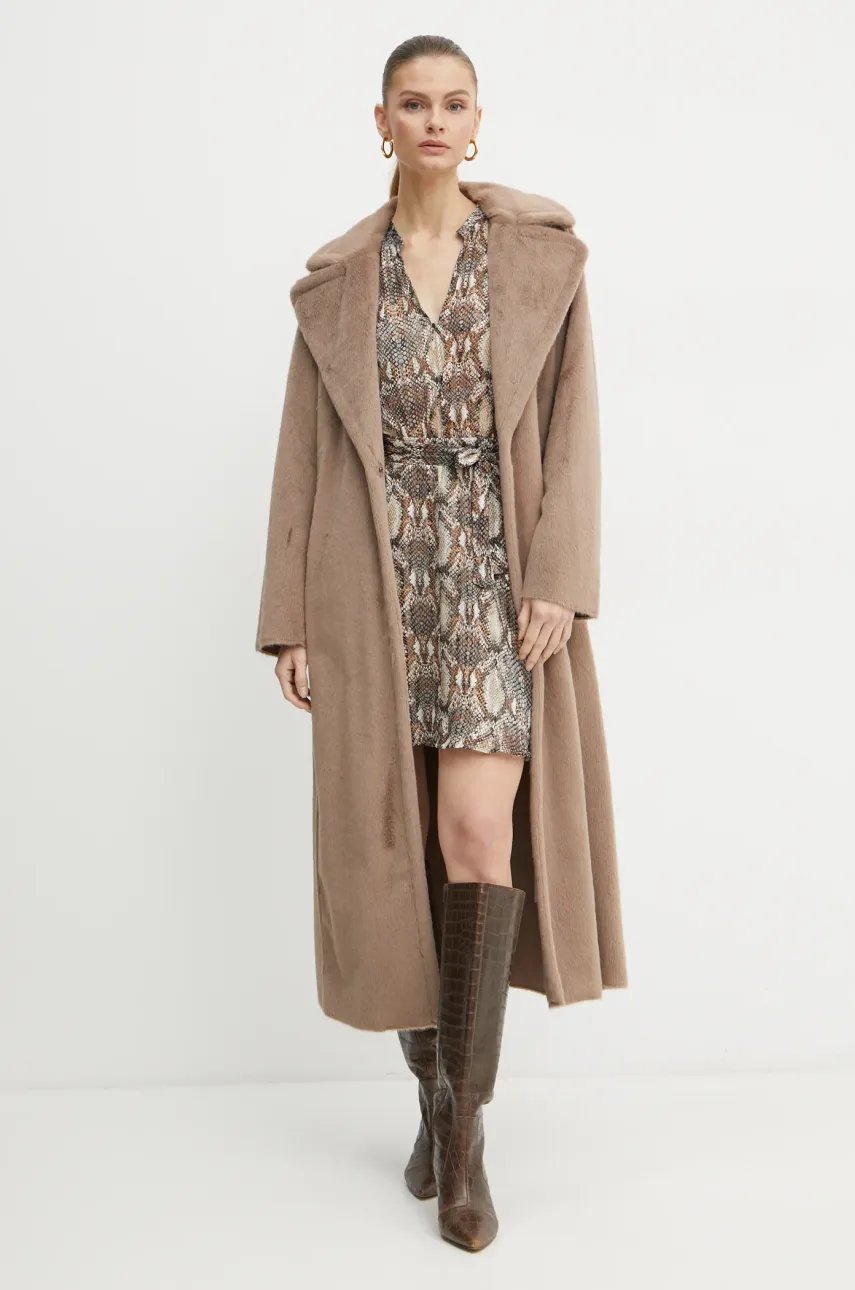Пальто Guess ADA женское цвет коричневый переходное W4BL02 WGHM0 Пальто Guess ADA женское цвет коричневый переходное W4BL02 WGHM0