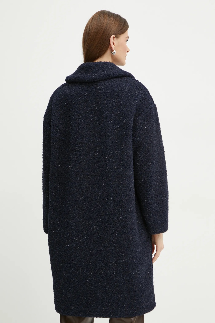 Guess kabát BERENICE női, sötétkék, átmeneti, oversize, W4BL10 WGHS0 termék 2. képe