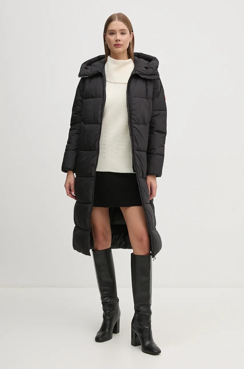 Save The Duck geaca JANIS femei, culoarea negru, de iarna, D41871W.RECY19
