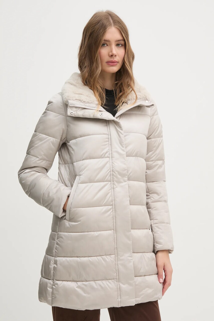Save The Duck geaca DALEA femei, culoarea bej, de iarna, D41263W.JADE19