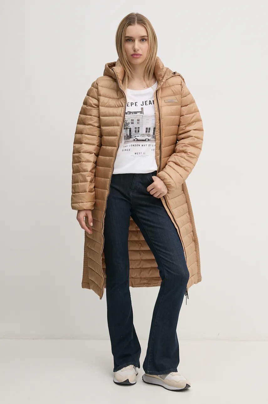 Куртка Calvin Klein жіноча колір сірий зимова K20K207732 