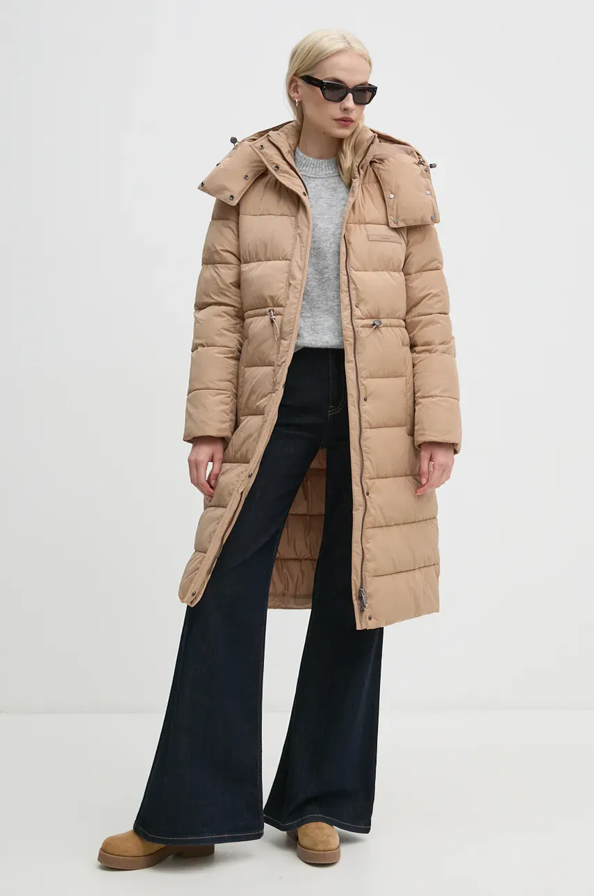 Куртка Calvin Klein женская цвет серый зимняя K20K207740 Куртка Calvin Klein женская цвет серый зимняя K20K207740