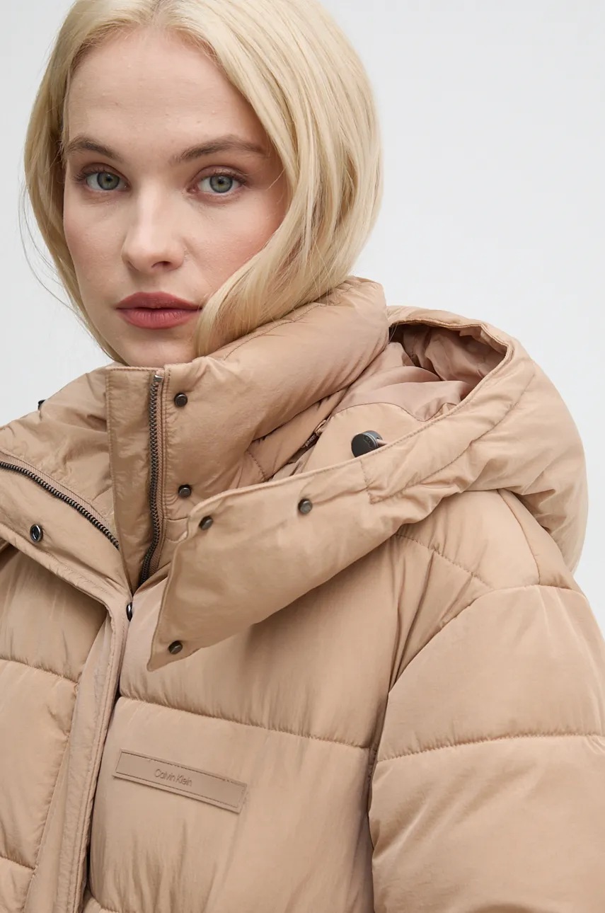 Куртка Calvin Klein жіноча колір сірий зимова K20K207740 