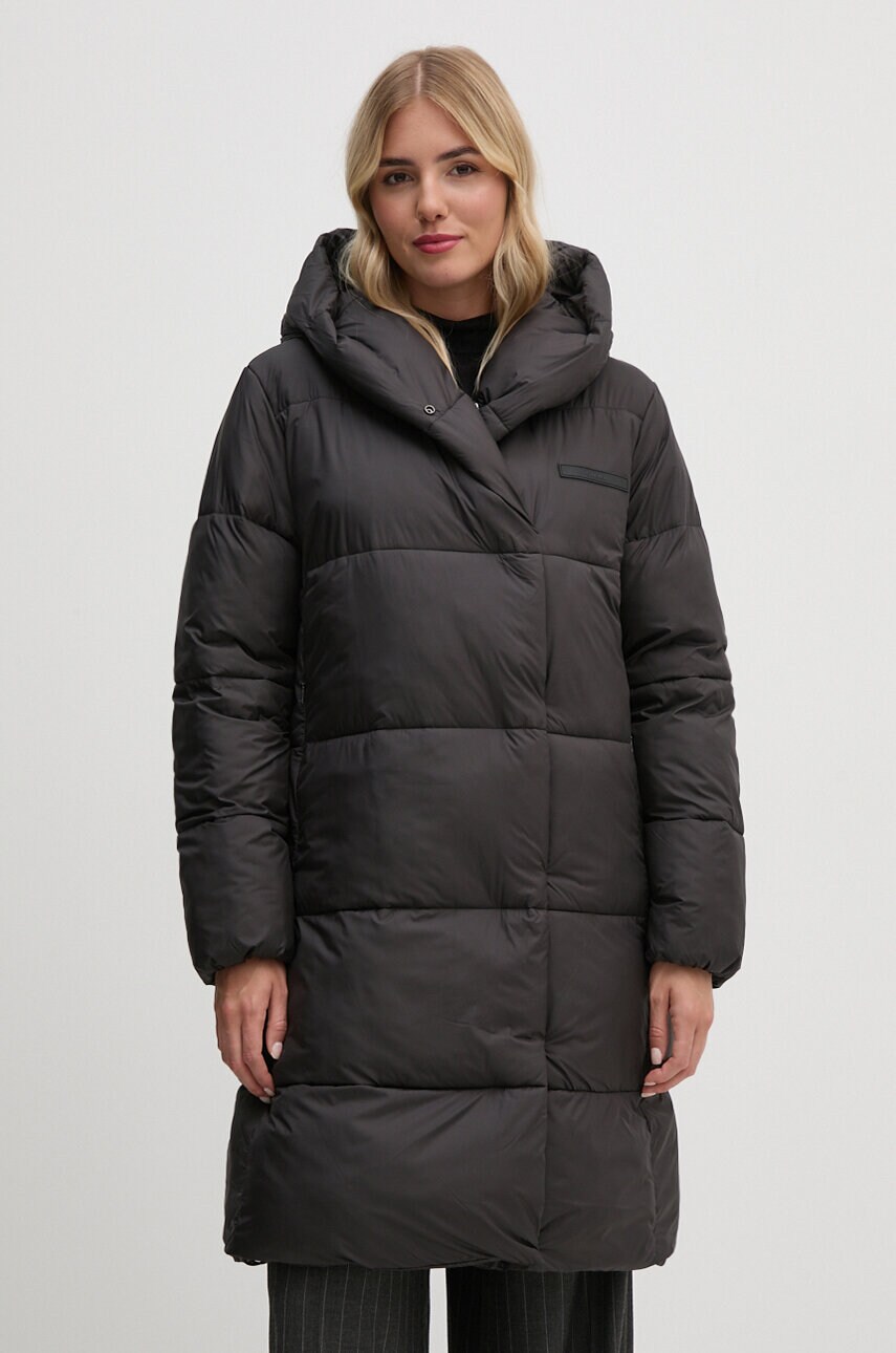 Levně Bunda Calvin Klein dámská, černá barva, zimní, K20K207990