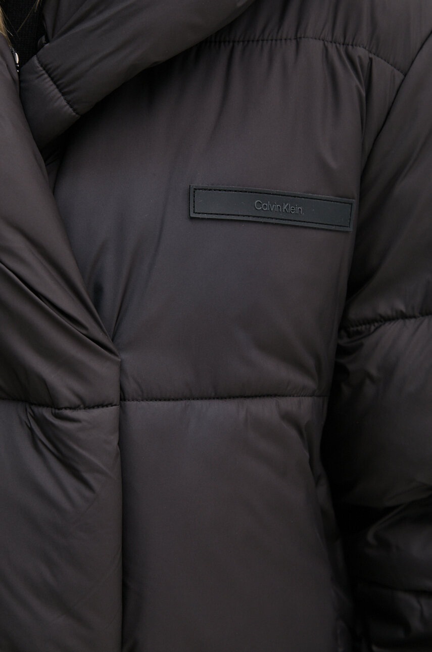 Куртка Calvin Klein жіноча колір чорний зимова K20K207990 