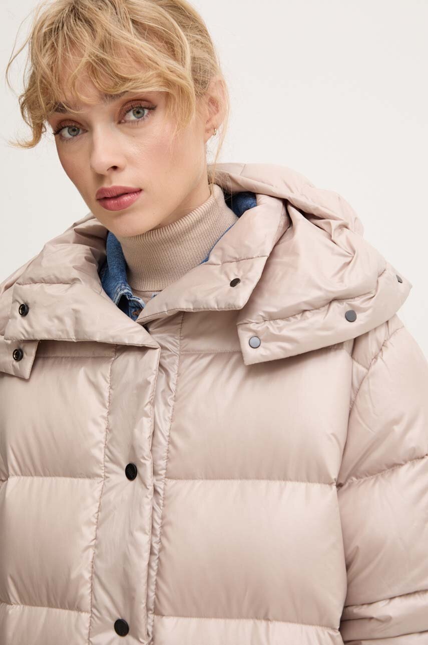 Μπουφάν με επένδυση από πούπουλα MMC STUDIO PL ICELAND χρώμα: μπεζ φωτογραφία