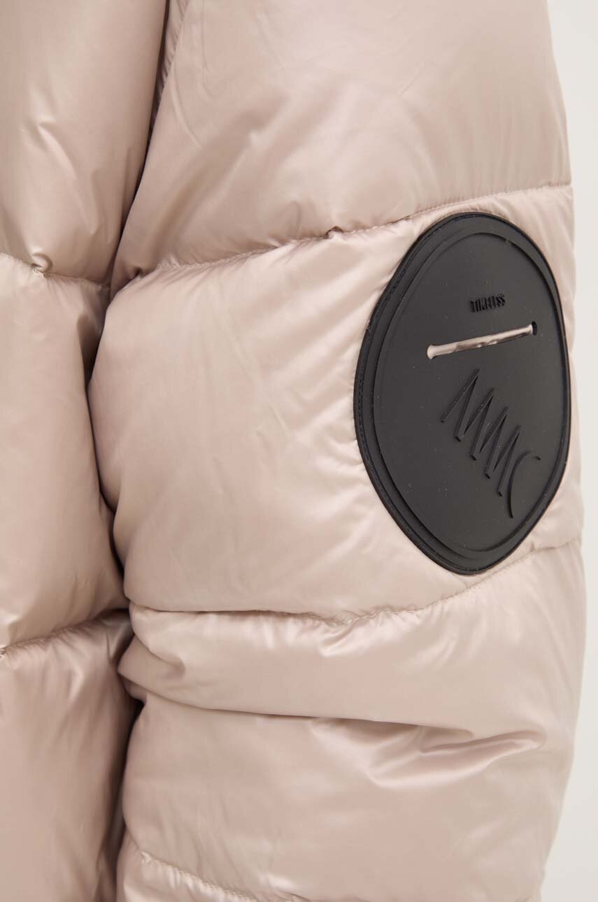 Μπουφάν με επένδυση από πούπουλα MMC STUDIO PL ICELAND χρώμα: μπεζ φωτογραφία