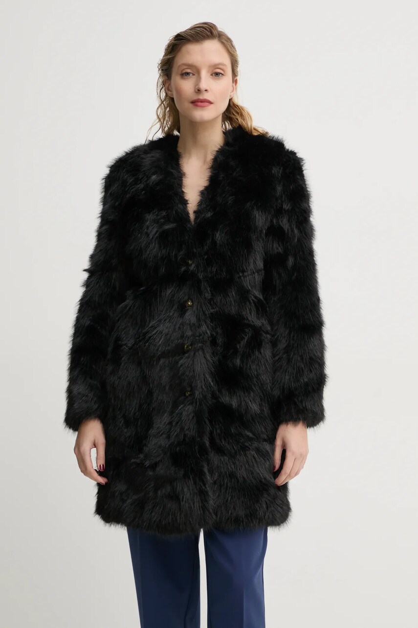 ZADIG&VOLTAIRE palton femei, culoarea negru, de tranzitie, WWCO00213