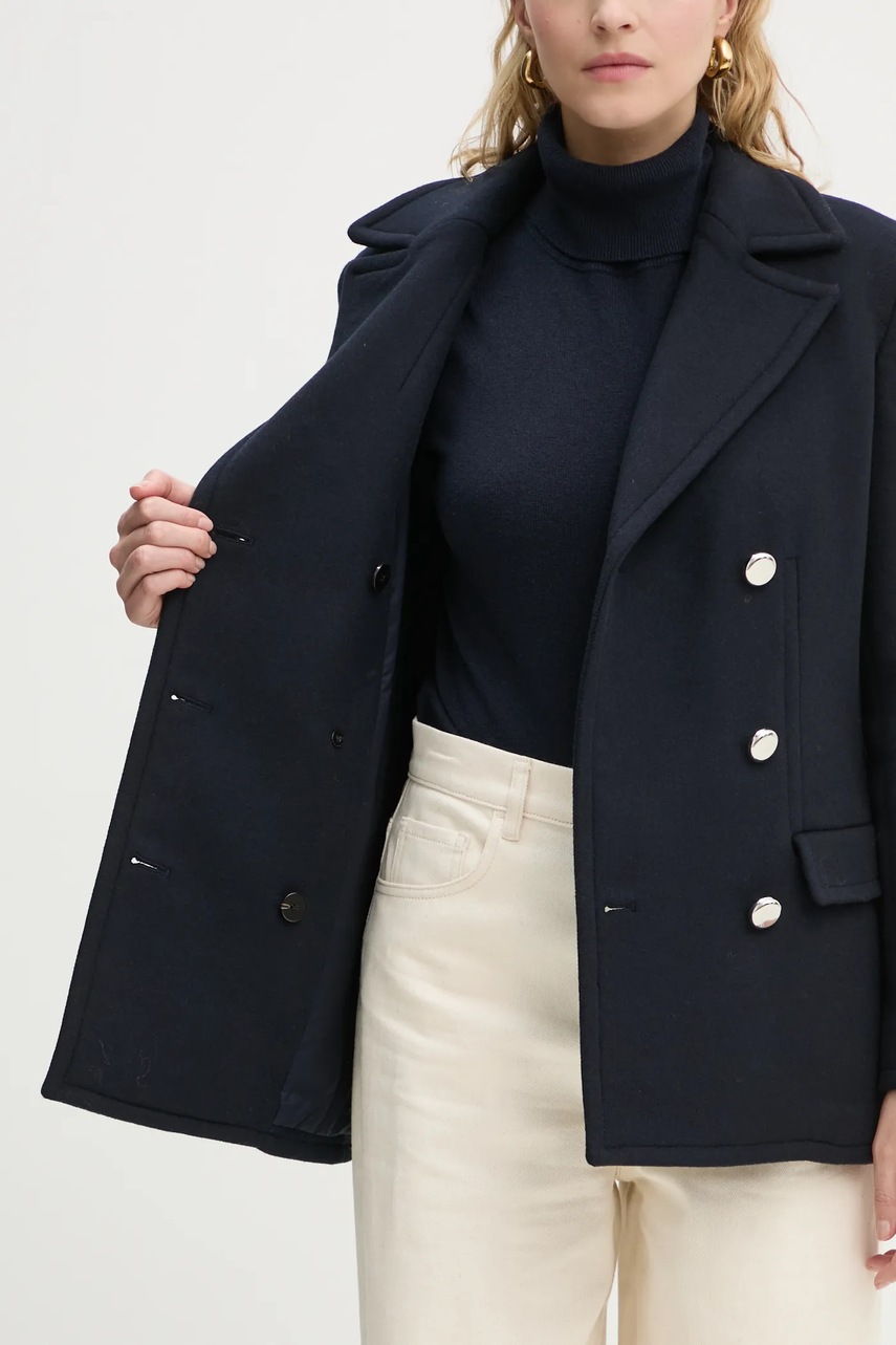 Μάλλινο σακάκι Theory χρώμα: ναυτικό μπλε, O0901404 φωτογραφία