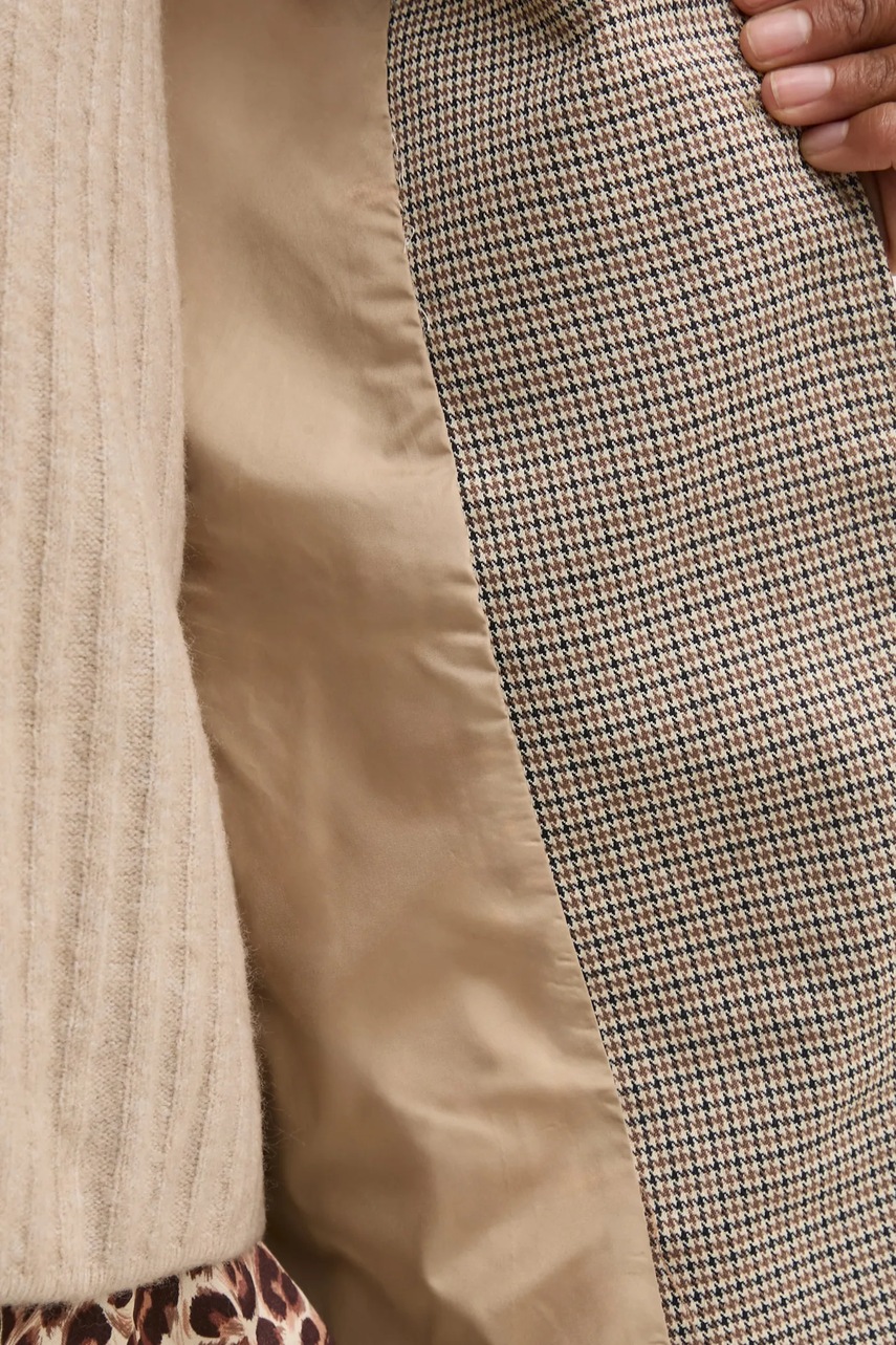 Παλτό Hoss Intropia χρώμα: μπεζ, 5458302 φωτογραφία