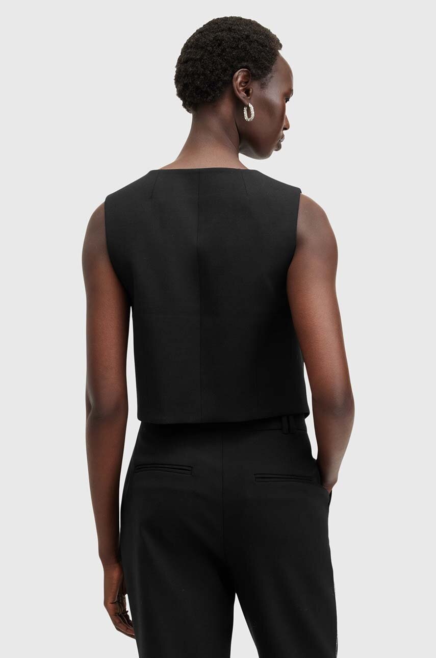 Vesta s prímesou vlny AllSaints ATLAS KRYS WAISTCOAT