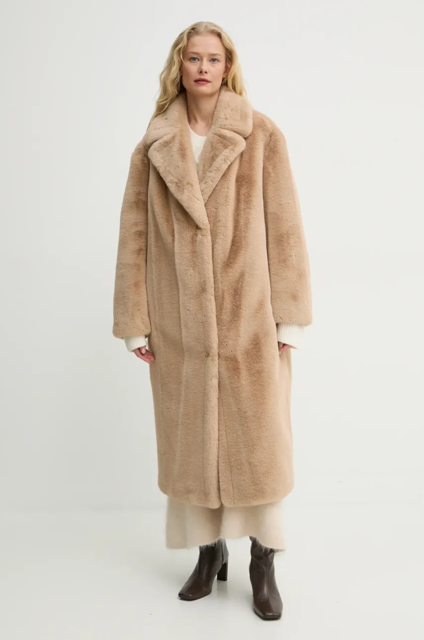 Пальто Stand Studio Maria Coat женское цвет бежевый переходное oversize 61122-9070 Пальто Stand Studio Maria Coat женское цвет бежевый переходное oversize 61122-9070