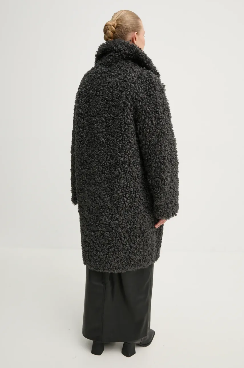 Пальто Stand Studio Camille Cocoon Coat женское цвет серый переходное oversize 61137-9061 Пальто Stand Studio Camille Cocoon Coat женское цвет серый переходное oversize 61137-9061