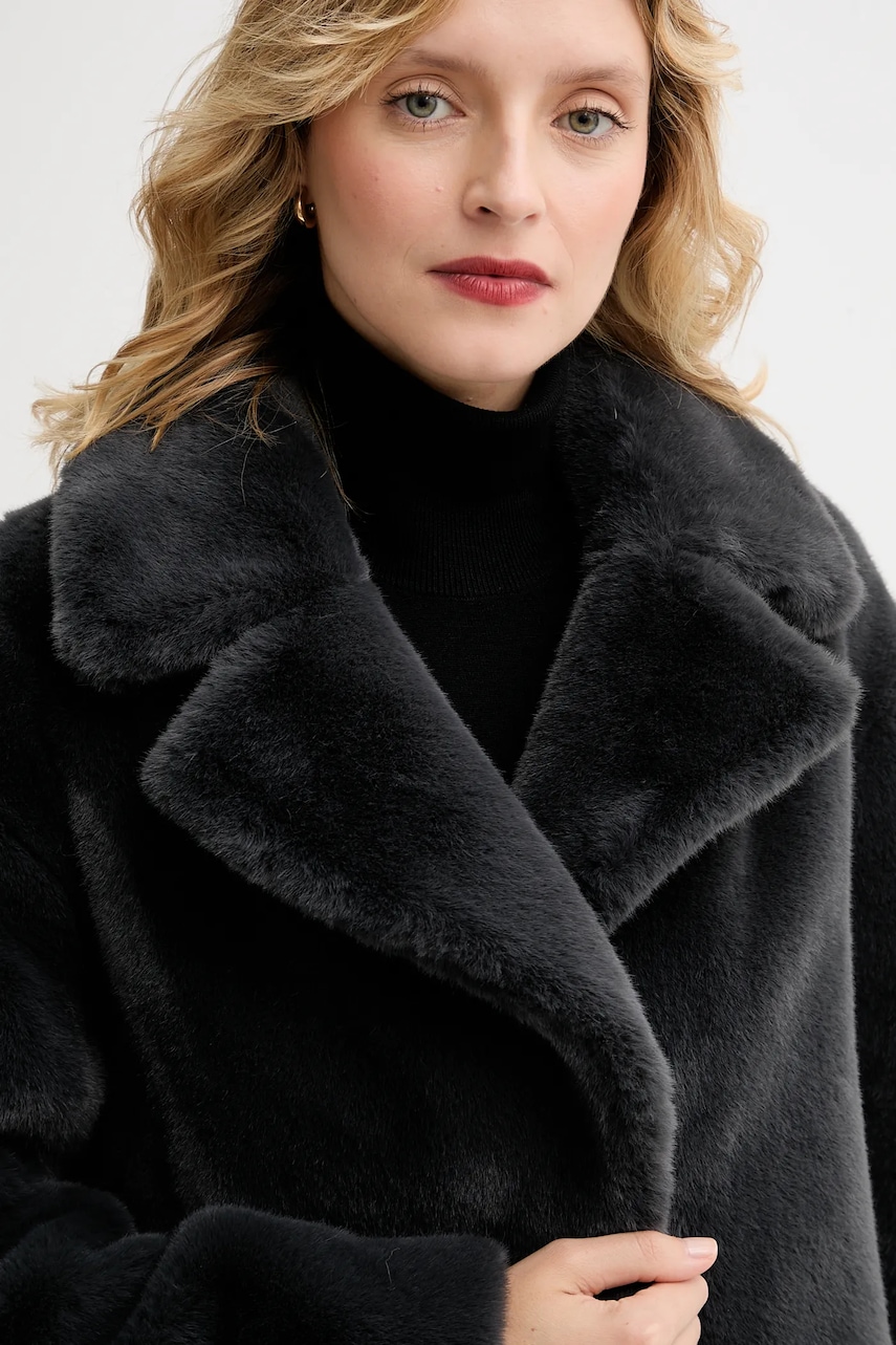 Stand Studio kabát z umelej kožušiny dámsky Camille Cocoon Coat