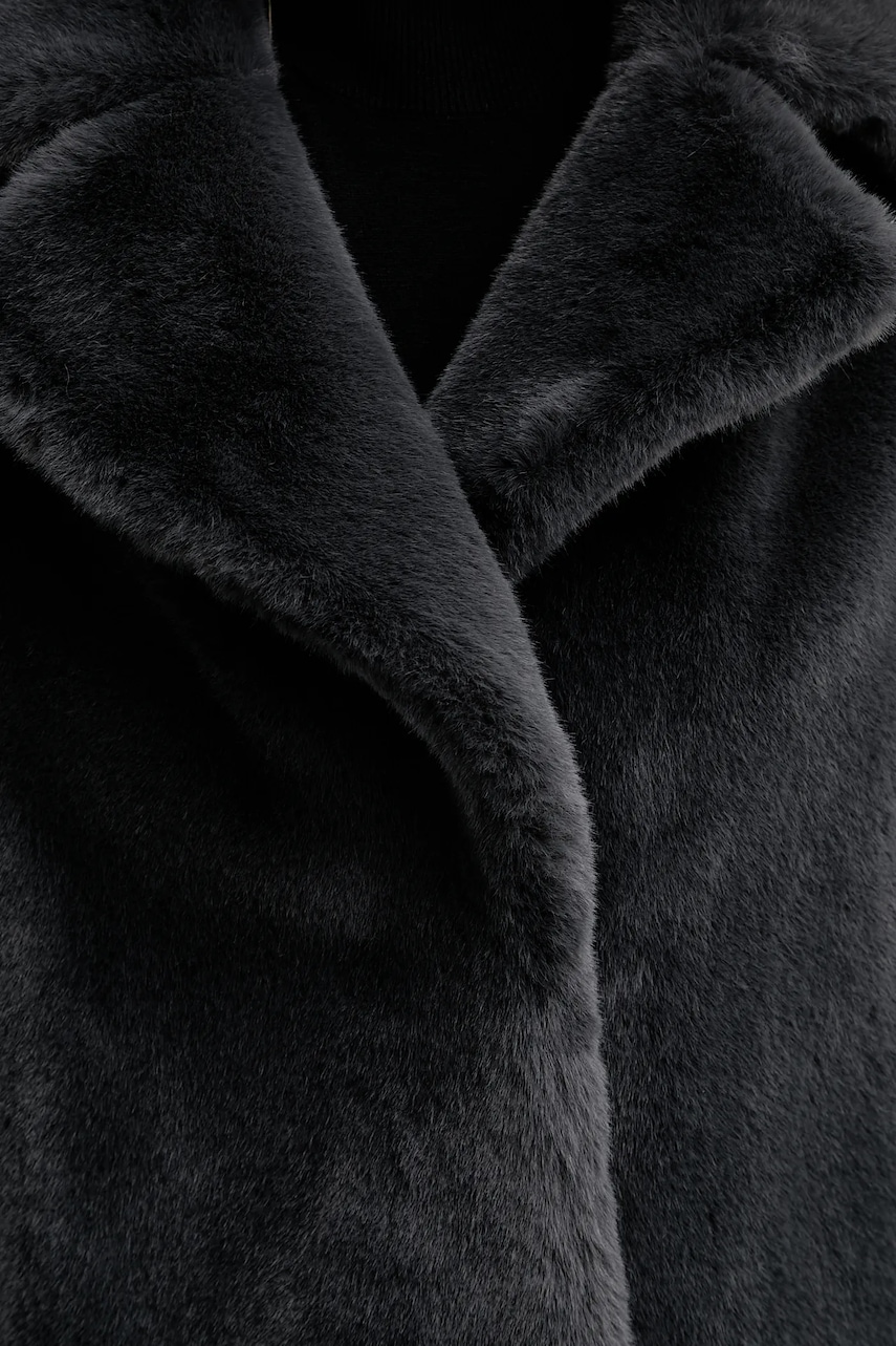Stand Studio kabát z umelej kožušiny dámsky Camille Cocoon Coat