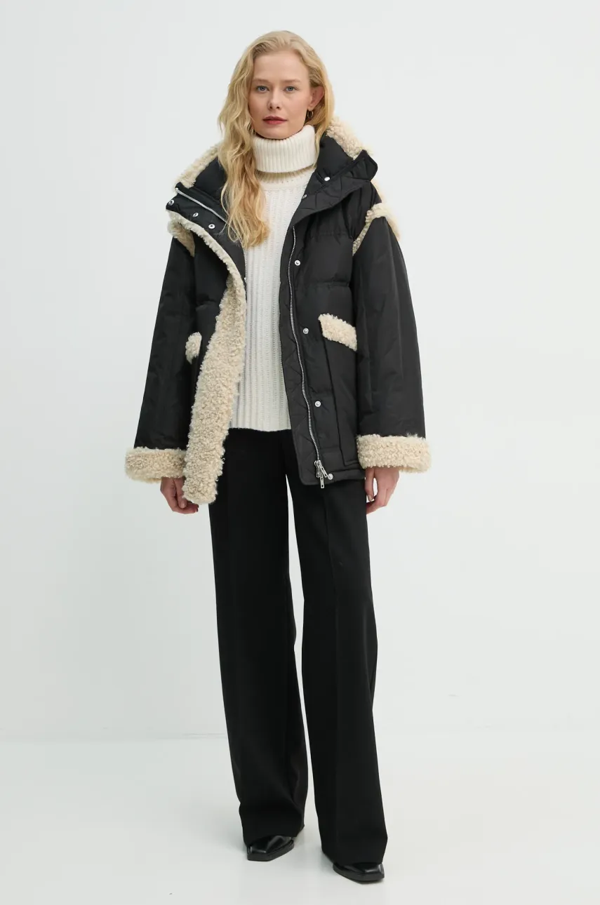 Пуховая куртка Stand Studio Dorothy Coat женская цвет чёрный переходная oversize 62033-8657 Пуховая куртка Stand Studio Dorothy Coat женская цвет чёрный переходная oversize 62033-8657