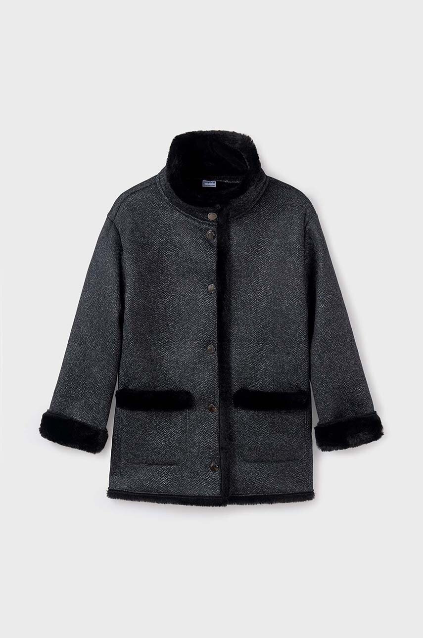 Детский плащ Mayoral цвет чёрный 7476