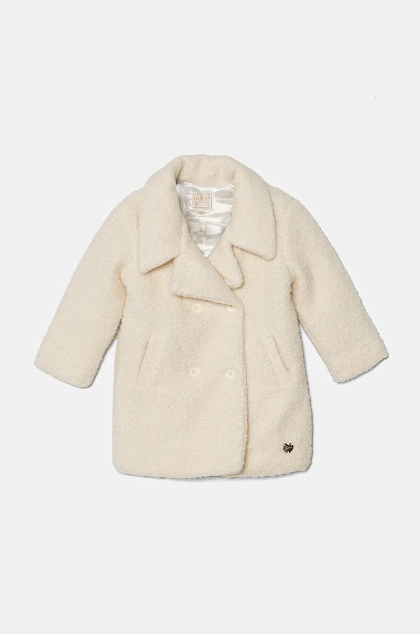 

Детско палто Guess в бежово K4BL12 WGIT0, Бежов