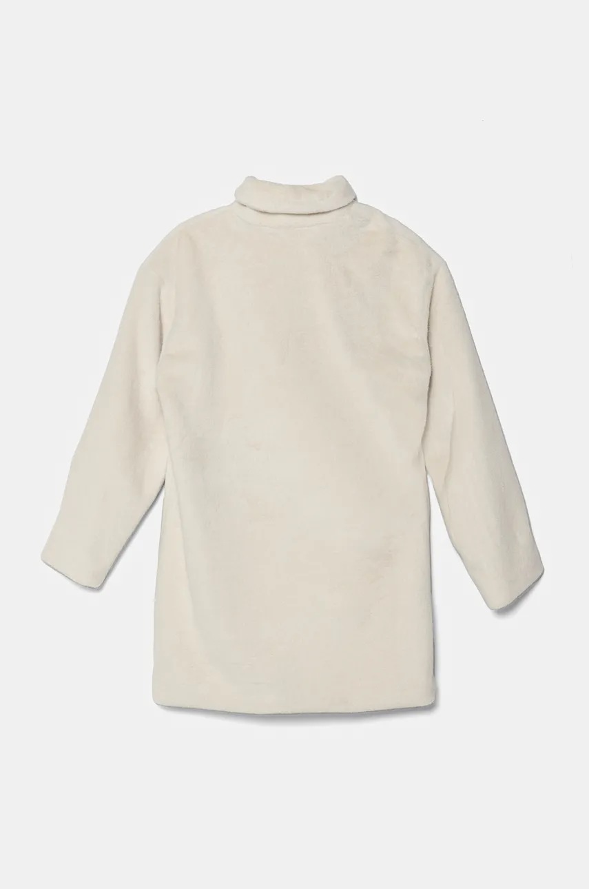 Дитяче пальто United Colors of Benetton колір бежевий 2ZWKCN05S
