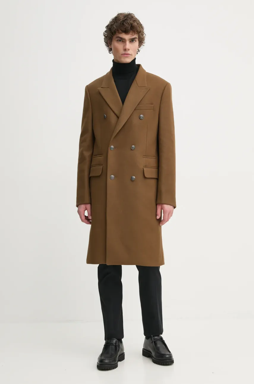 Vlnený kabát The Kooples